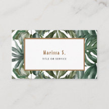 Folhas Tropicais Modernas