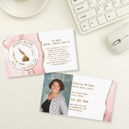 Cartão De Visita Folheto de Fotografias de Assinatura de Empréstimo