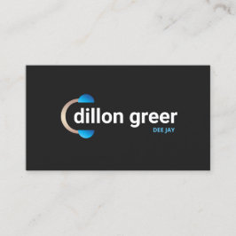 Cartão De Visita Fones de ouvido DJ Música