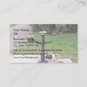 Cartão De Visita Fonte de bebendo