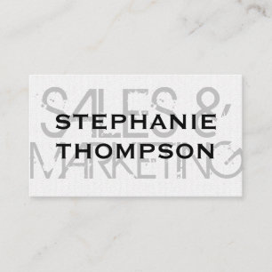 Cartão De Visita Fonte do Grunge Moderno com Padrão de Onda