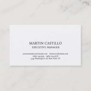 Cartão De Visita Fonte Serif Moderno Profissional Preto Branco Eleg
