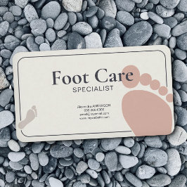 Cartão De Visita Foot Care Specialist