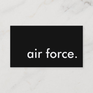 Cartão De Visita força aérea.