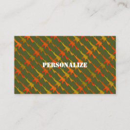 Cartão De Visita Forças Armadas Militares Recrutador Bright Camo GI