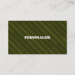 Cartão De Visita Forças Armadas Militares Recrutador Camo Gun Green