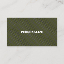 Cartão De Visita Forças Armadas Militares Recrutador GI Exército Ve