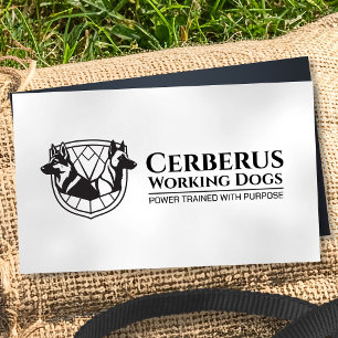 Cartão De Visita Formação em Cães de Trabalho - GSD - Malinois