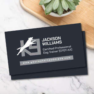 Cartão De Visita Formação K9 - Treinador de Cães - Comportador Cani
