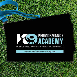 Cartão De Visita Formação K9 - Treinador de Cães - Comportador Cani