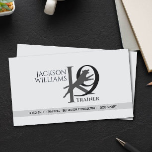 Cartão De Visita Formação K9 - Treinador de Cães - Comportador Cani