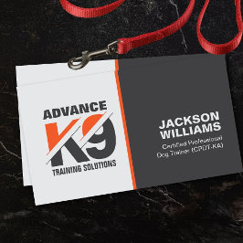 Cartão De Visita Formação K9 - Treinador de Cães - Comportador Cani