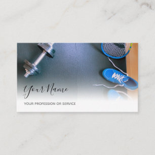 Cartão De Visita Formação pessoal e formação de malhações