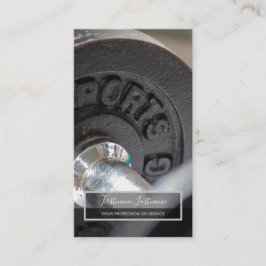 Cartão De Visita Formação pessoal e formação de malhações