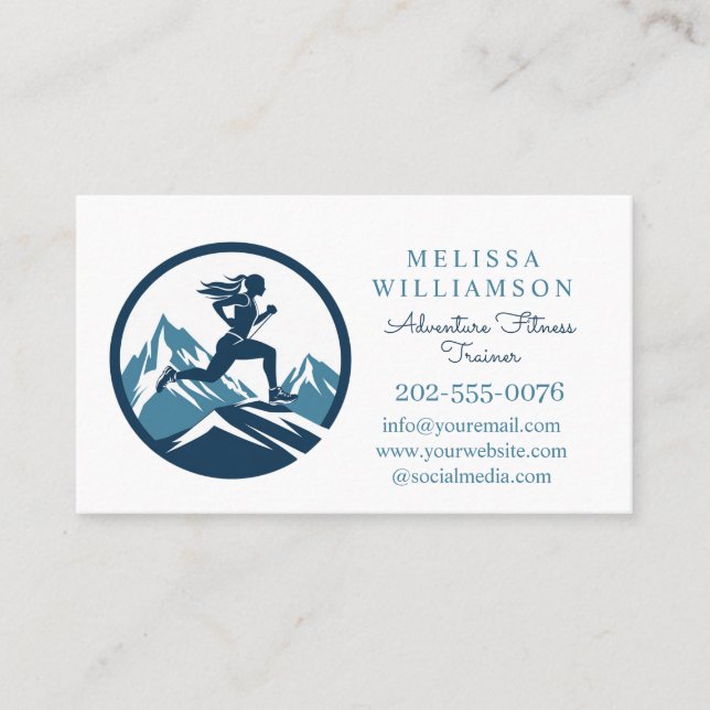 Cartão De Visita Formador de Malhação da Aventura (Frente)