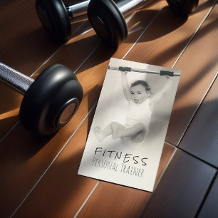 Cartão De Visita Formador Pessoal de Malhação Adorável para Bebês P