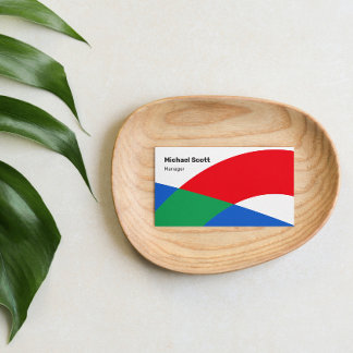 Cartão De Visita Formas geométricas modernas