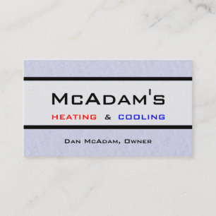 Cartão De Visita Fornalha refrigerando de aquecimento A/C Platnum