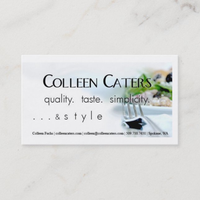 Cartão De Visita forquilha (Frente)