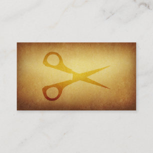 Cartão de visita forrado do corte de cabelo dos