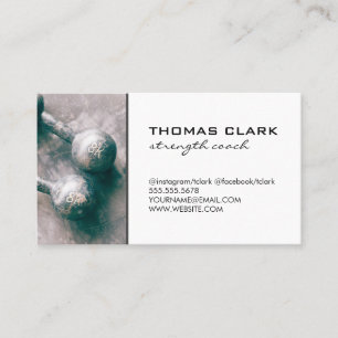 Cartão De Visita Fortalecimento do braço do treinador   Pesos