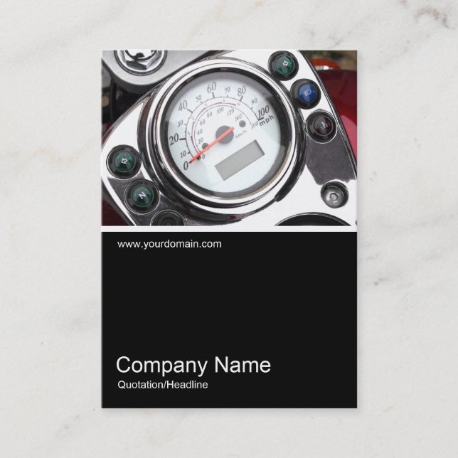 Cartão De Visita Foto 0343 de Half&Half - velocímetro da (Frente)