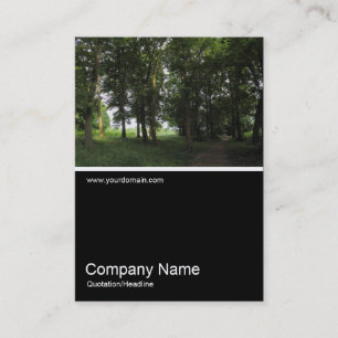 Cartão De Visita Foto 0356 - Woods, Bute Park, Cardiff