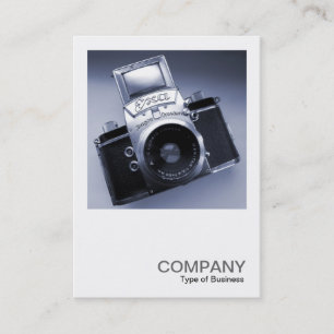 Cartão De Visita Foto ao quadrado 020 - Antiga câmera