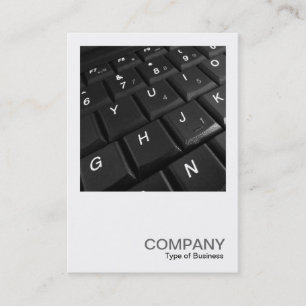 Cartão De Visita Foto ao quadrado 0311 - Teclado do notebook