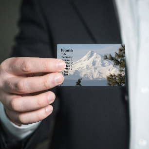 Cartão De Visita Foto da Cúpula do Monte Hood