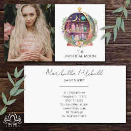 Cartão De Visita Foto de Apothecary Yoga Boho de Óleos Essenciais M