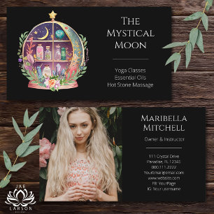 Cartão De Visita Foto de Apothecary Yoga Boho de Óleos Essenciais M