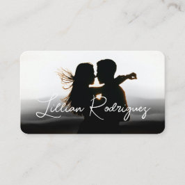 Cartão De Visita Foto de Assinatura de Sobreposição de abstrato pre