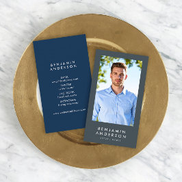 Cartão De Visita Foto de Captura de Cabeçalho do Perfil de Cor de F