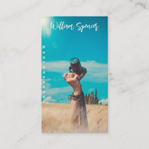 Cartão De Visita Foto de Cheio de fotografia minimalista para simpl