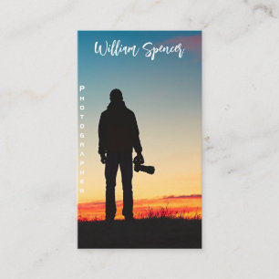 Cartão De Visita Foto de Cheio de fotografia minimalista para simpl