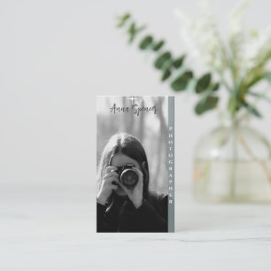 Cartão De Visita Foto de Cheio de fotografia minimalista para simpl