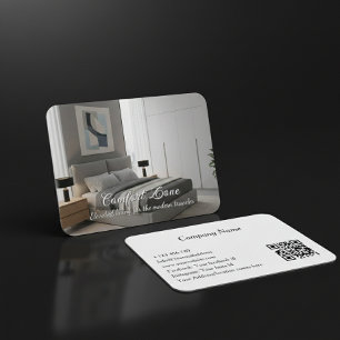 Cartão De Visita Foto de Interior Minimalista Moderno Aluguel de