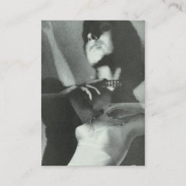 Cartão De Visita Foto de Lingerie Vintage personalizável