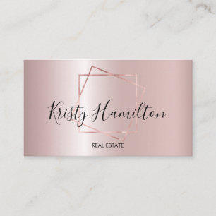 Cartão De Visita foto de ouro do corretor de imóveis