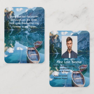 Cartão De Visita Foto do Memorial Prayer Lake Canoé Wilderness Wate