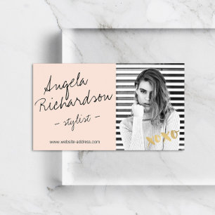 Cartão De Visita Foto do Modelo Ator de Lista de Atores de Modos Ma