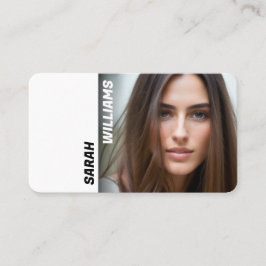 Cartão De Visita Foto do modelo clássico moderno