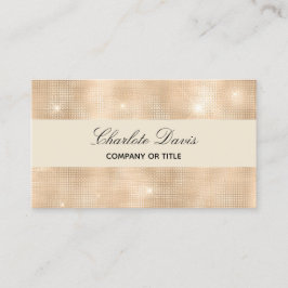 Cartão De Visita Foto do perfil de código qr Dourada