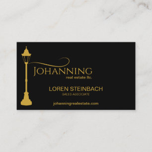 Cartão De Visita Foto do Posto Lamp Imobilizado