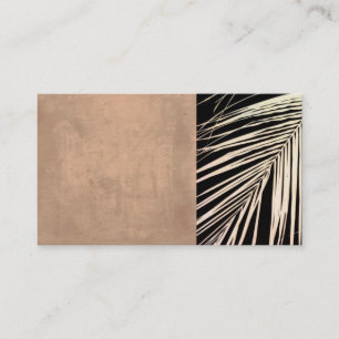 Cartão De Visita foto em folha de palmeira do original do modelo de