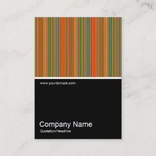 Cartão De Visita Foto Half&Half 0293 - Listras Coloridas 01