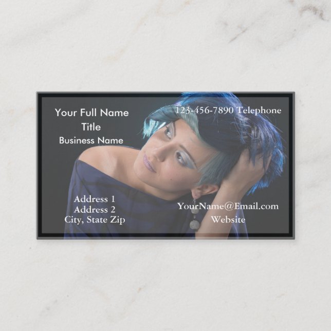 Cartão De Visita Foto HAMbyWG com Calendário (Frente)