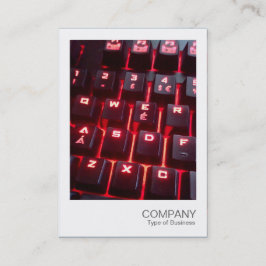 Cartão De Visita Foto Instantânea - Teclado Luminoso