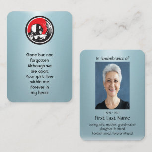 Cartão De Visita Foto Memorial Prayer Welder Welder